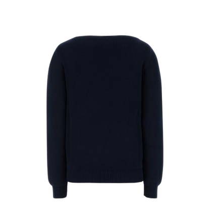 Cotton Boat Neck Sweater - Image 2