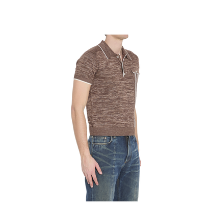 Mouliné Knit Polo Shirt - Image 2