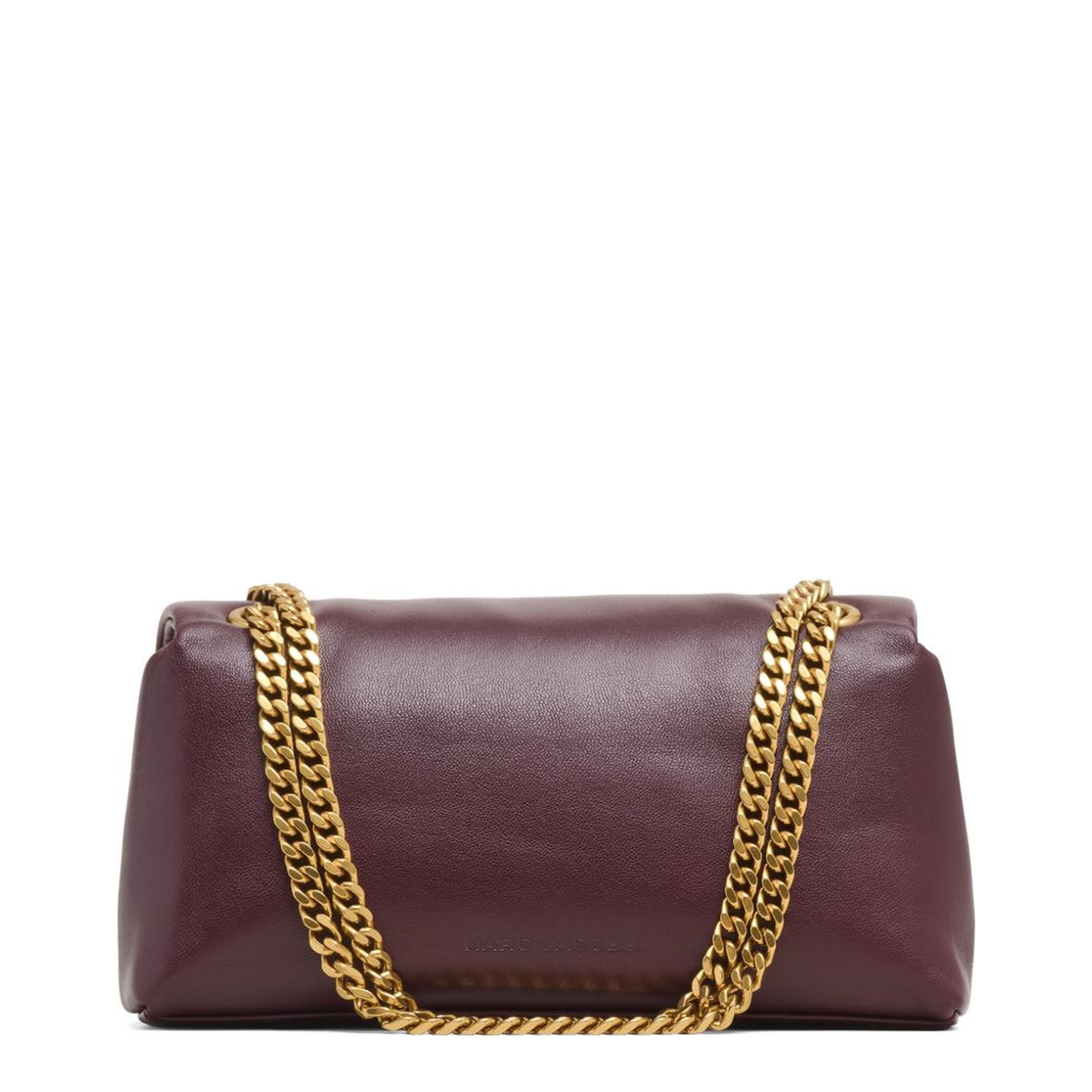 The Scene Lamb Leather Mini Bag - Dark Port - Image 5