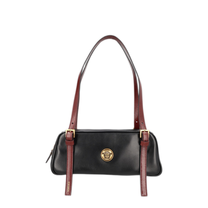 Emblème Nappa Bowling Bag - Black + Rosewood Gold - Image 1
