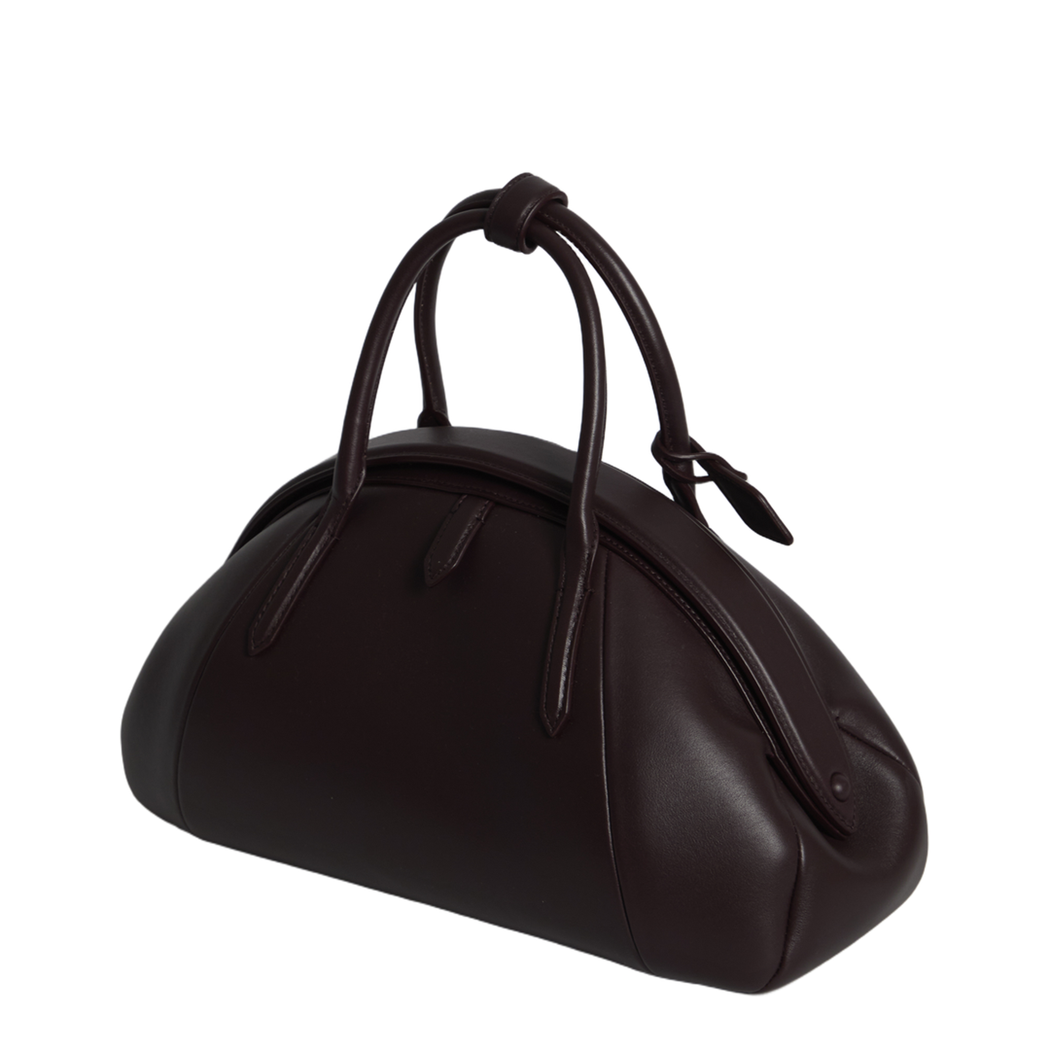 Purse Medium Calfskin Top Handle Bag - Burgundy - Image 2