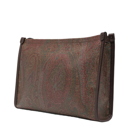 Medium Calf Leather Clutch - Black - Image 3