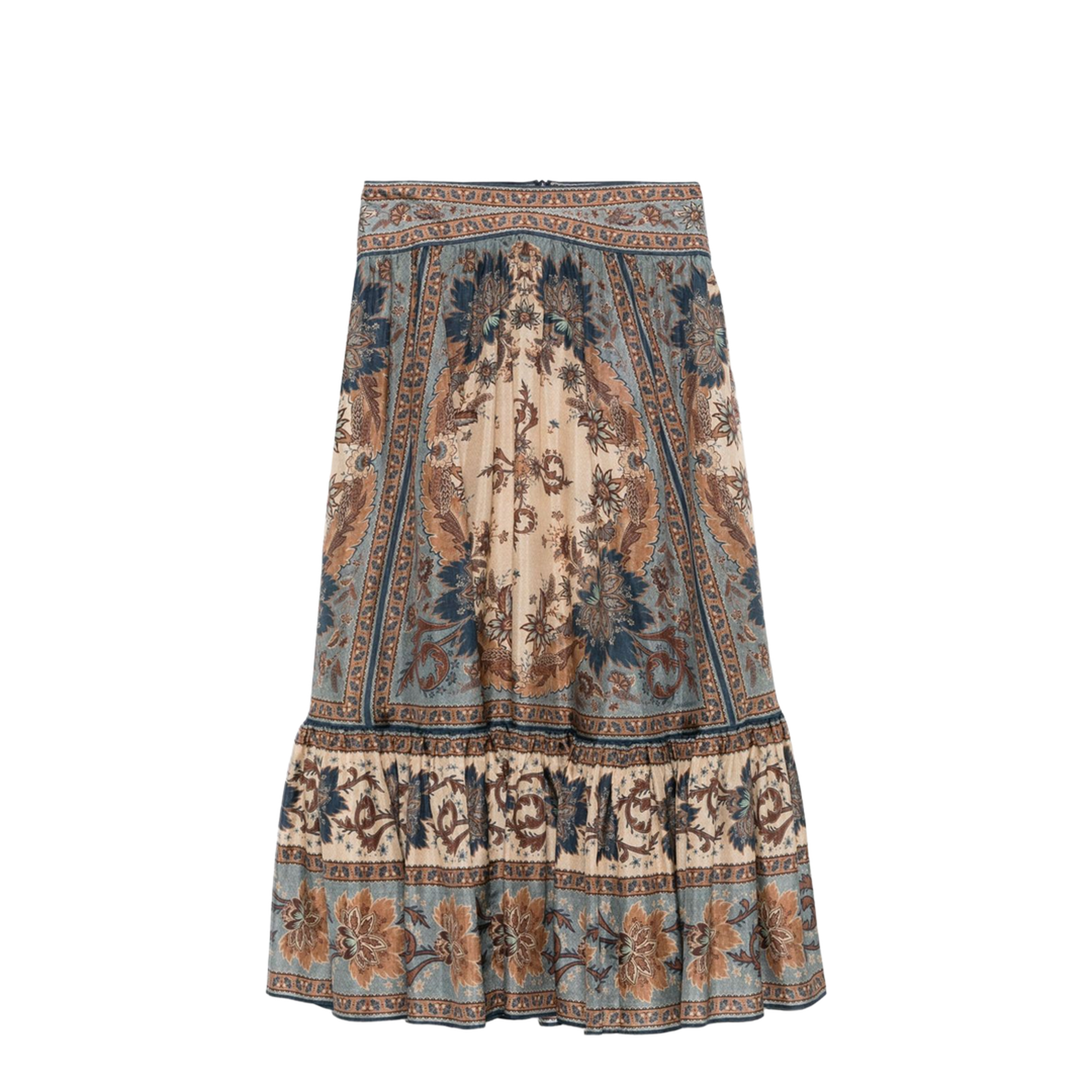 Ascension Printed Silk Skirt - Image 1