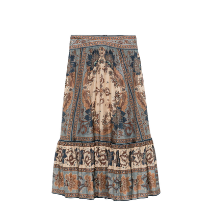Ascension Printed Silk Skirt - Image 1