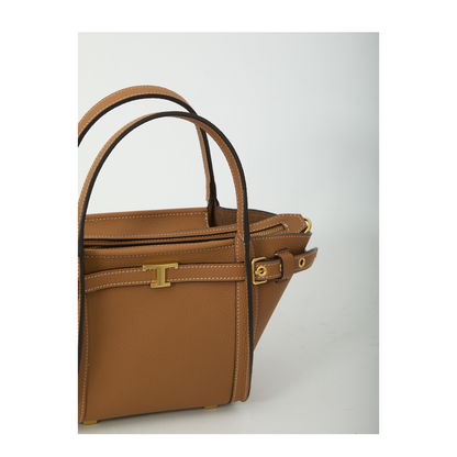 Mini Leather Shopping Bag - Image 4