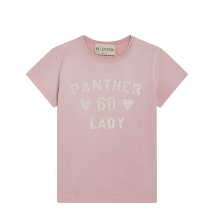 Printed Cotton T-Shirt Pink - Image 1