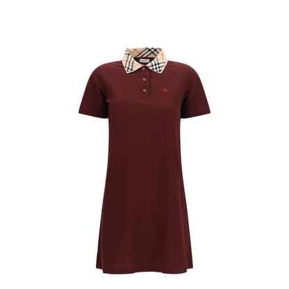 Polo-style Cotton Dress - Image 1