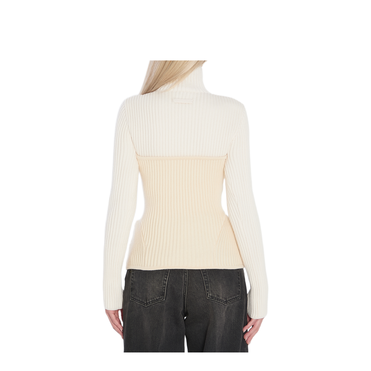 Ribbed Knit Pullover - Image 4