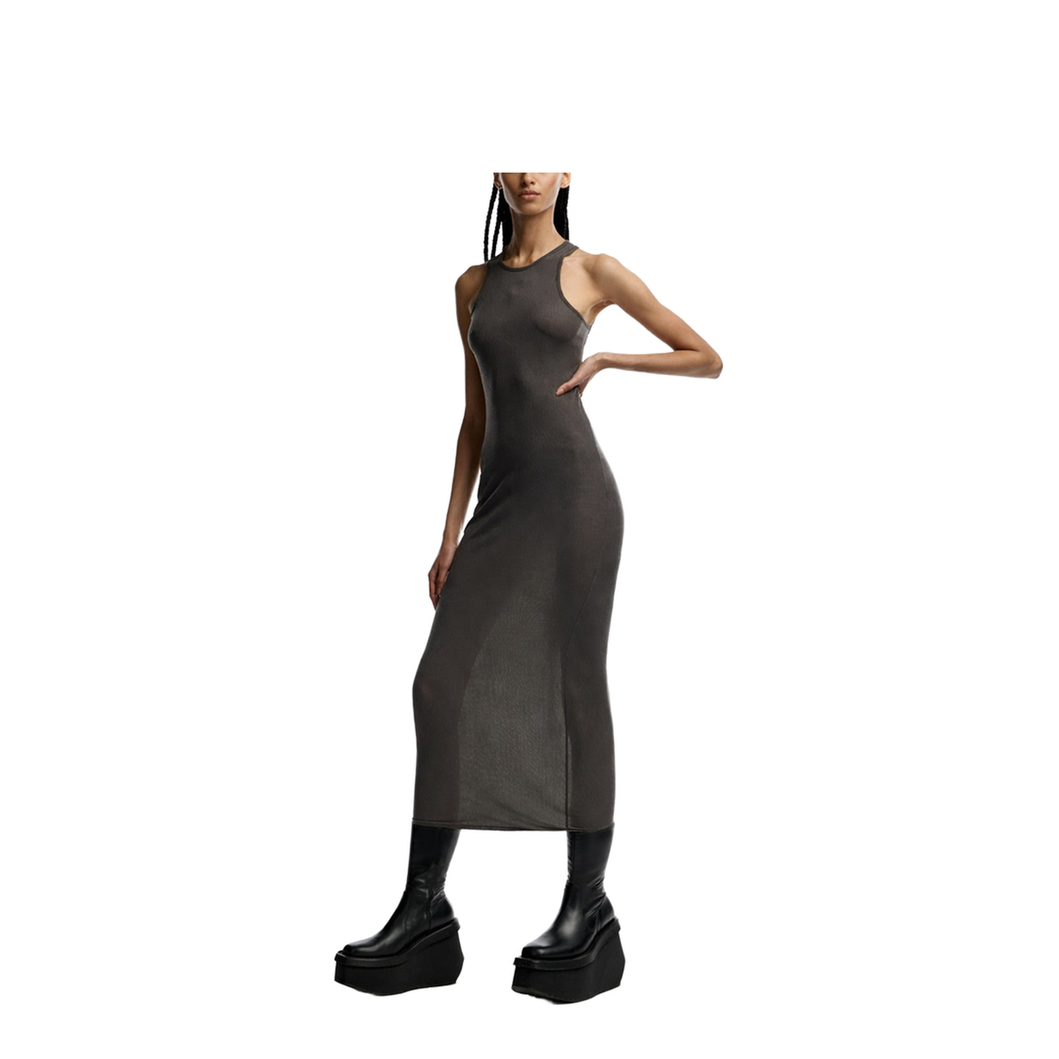 Silk Blend Midi Dress - Image 2
