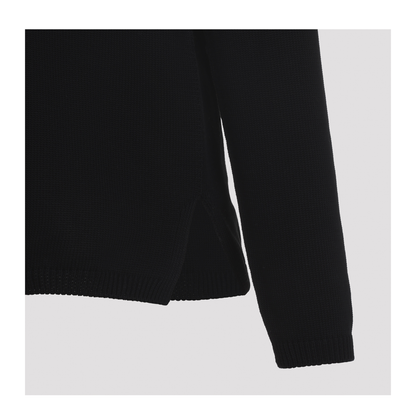 Oversized Extreme V-neck Pullover - Image 5