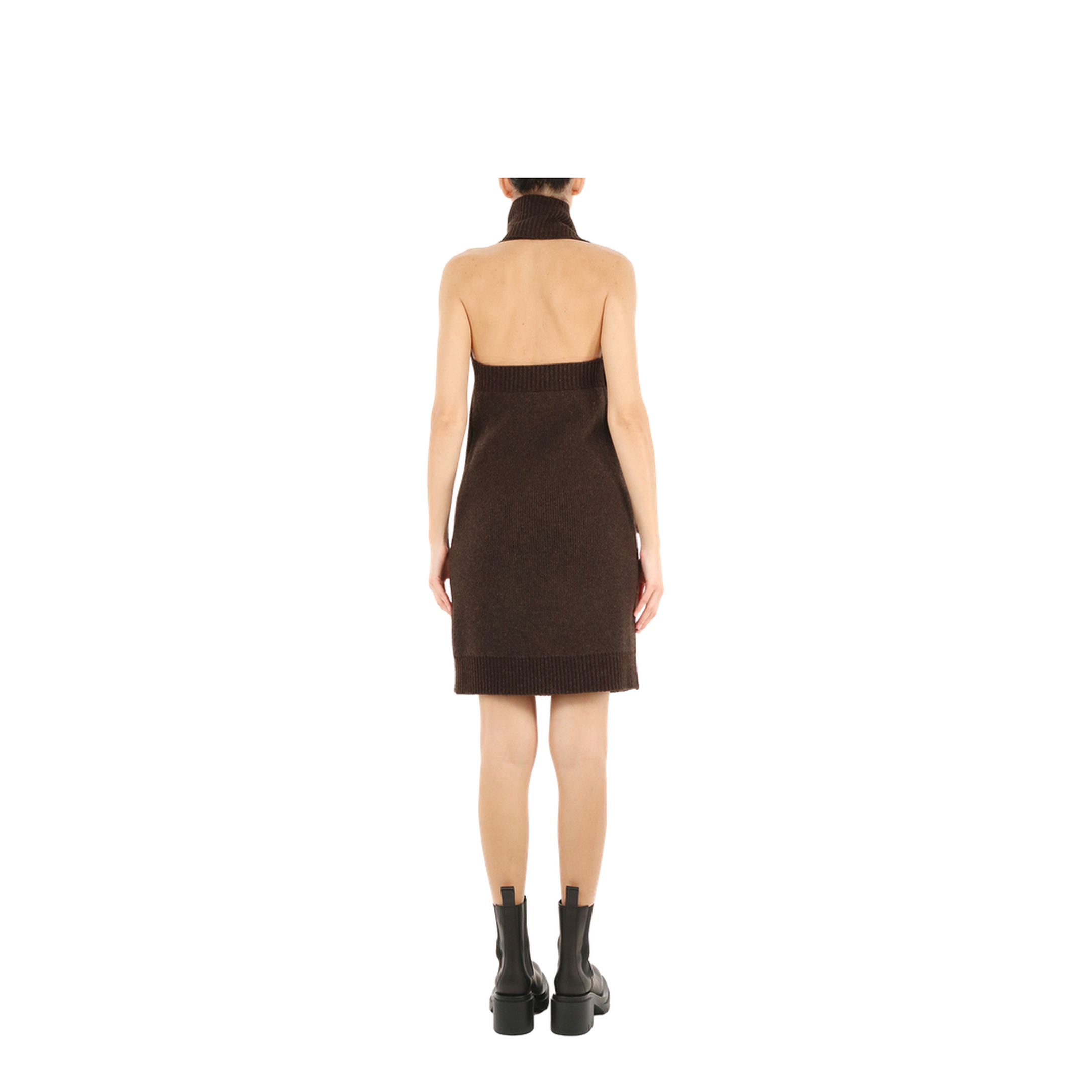 Brown One Shoulder Dress - Image 4