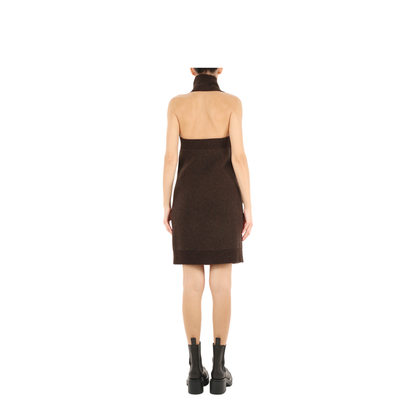 Brown One Shoulder Dress - Image 4