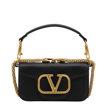Locò Small Calfskin Shoulder Bag - Black - Image 5