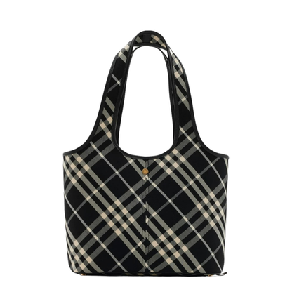 Small Check Tote - Image 1