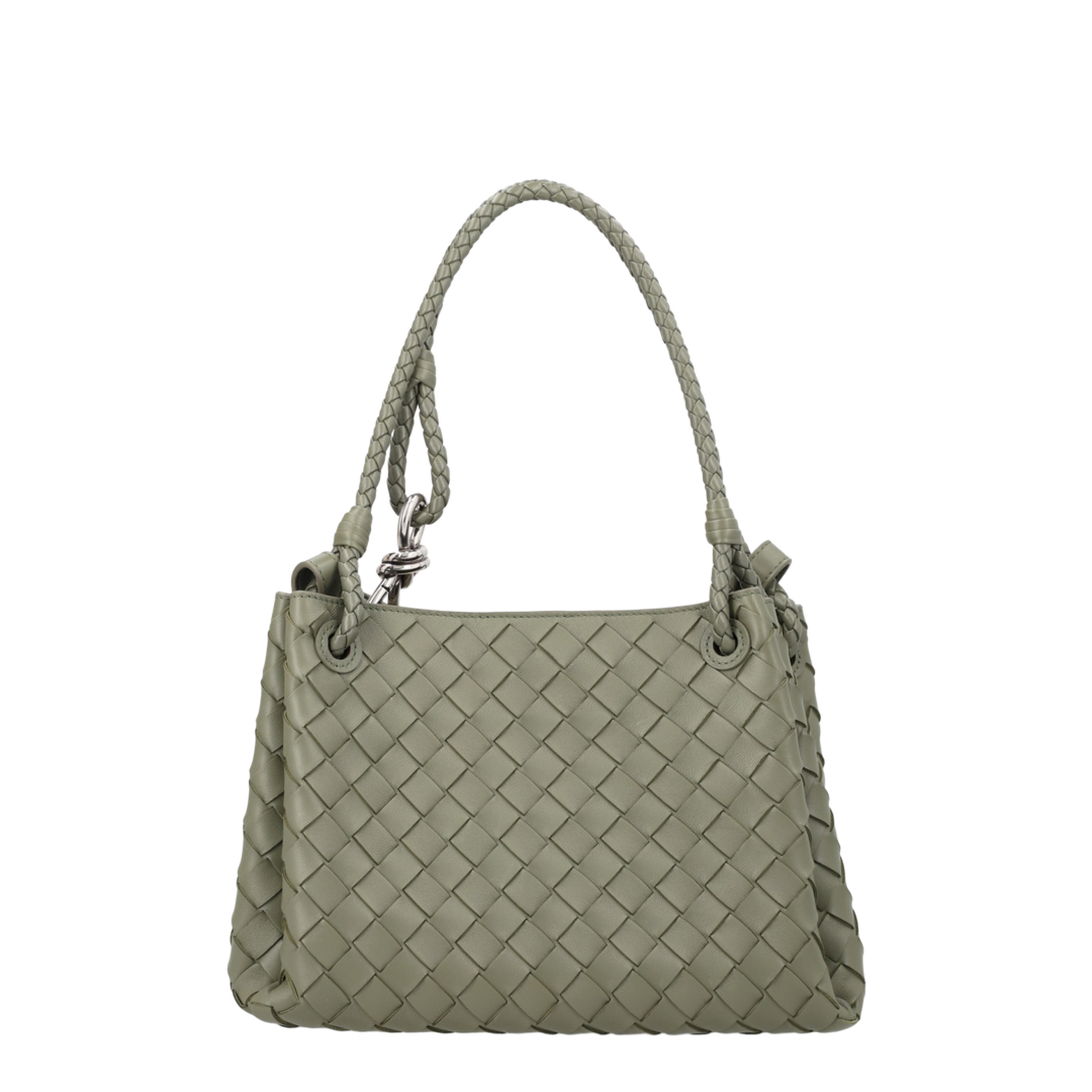 Parachute Medium Lambskin Shoulder Bag - Pickle - Image 3