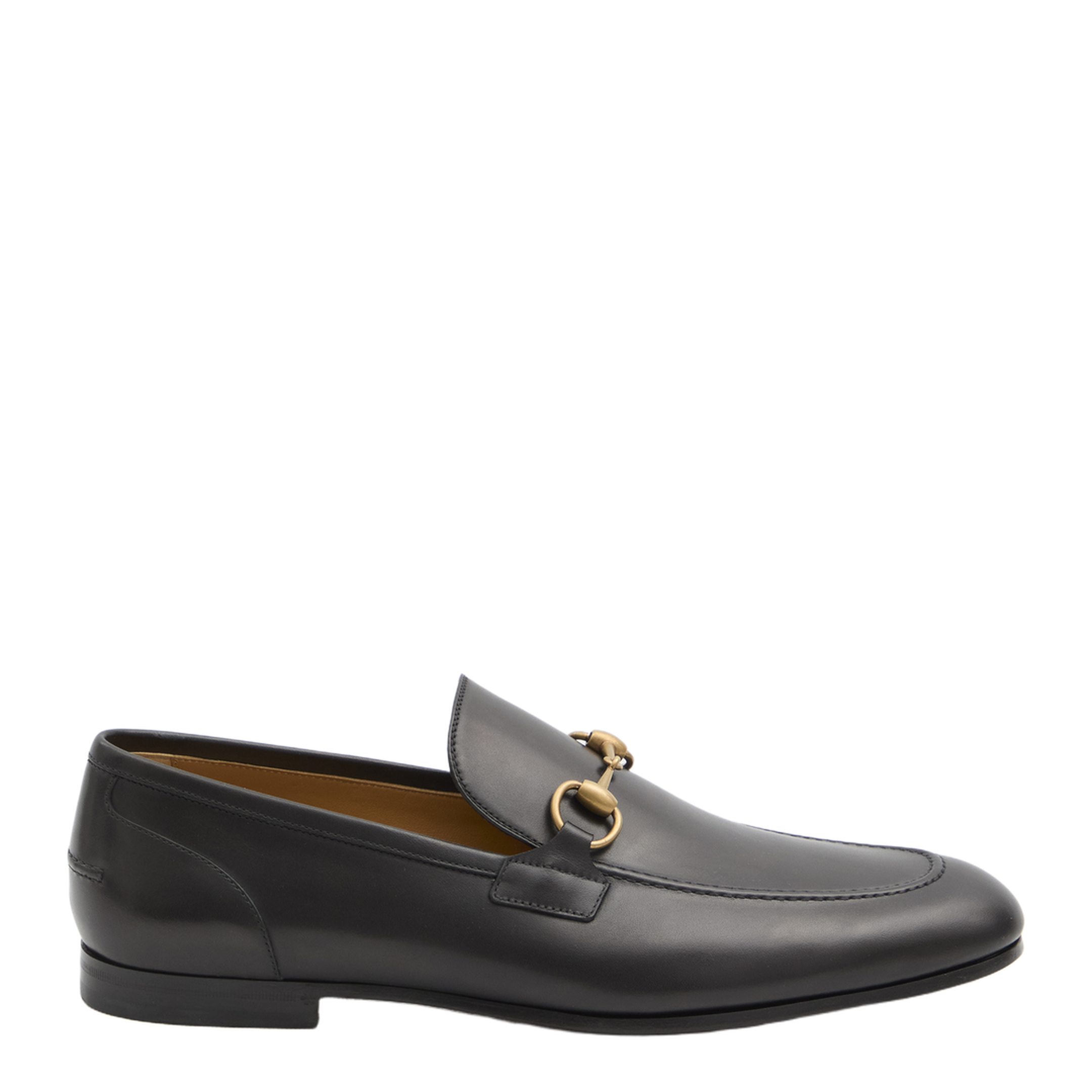 Black Leather Jordaan Loafer - Image 1