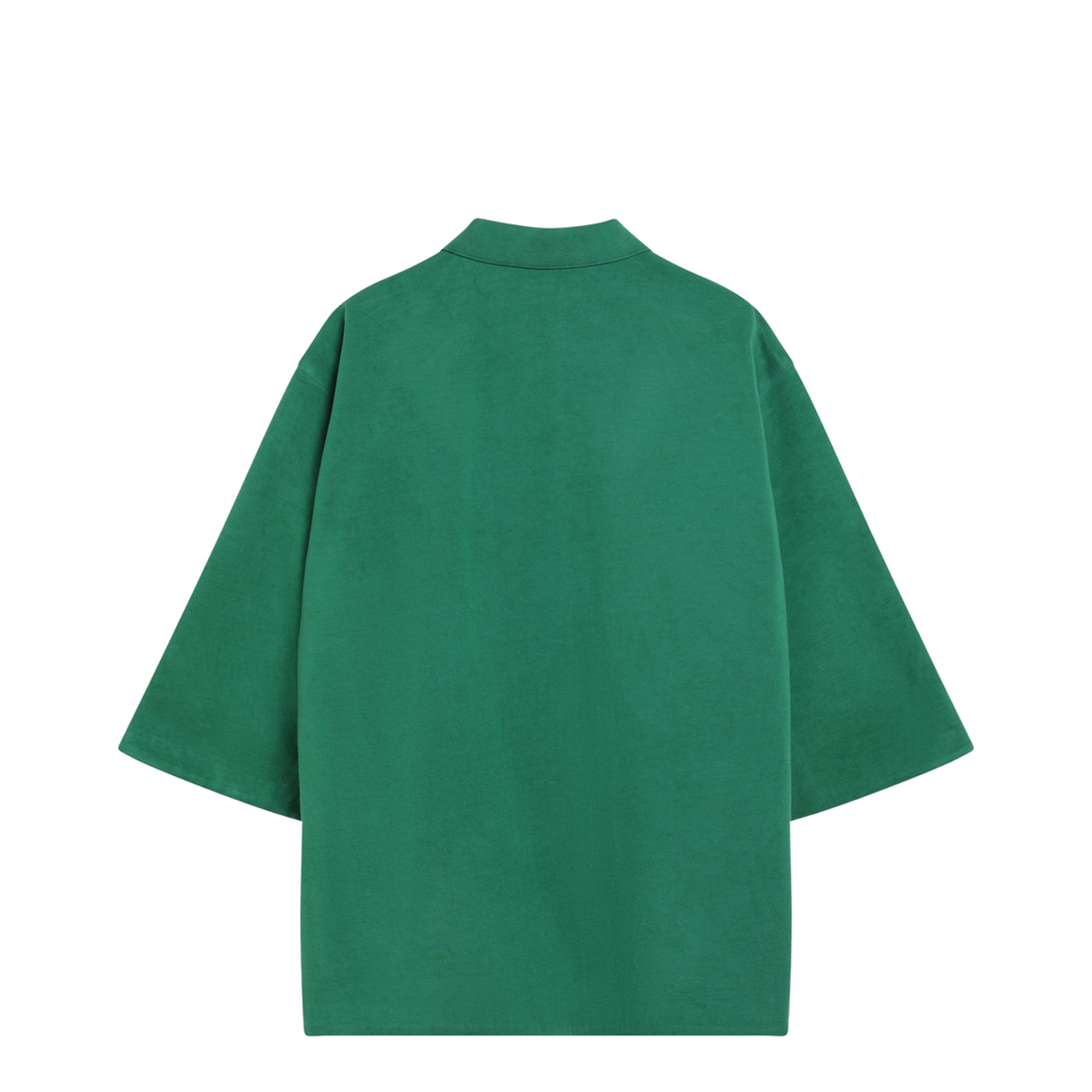 Green Camouflage Piqué Blouson - Image 2