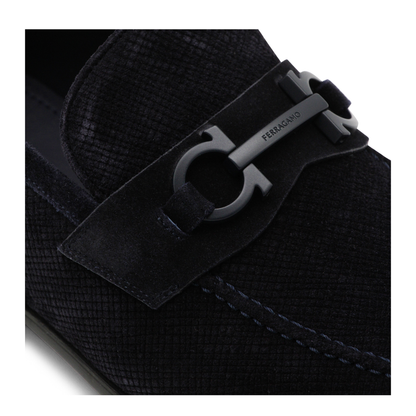 Navy Leather Loafers - Image 7
