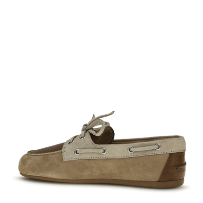 Leather and Suede Loafers - Image 3