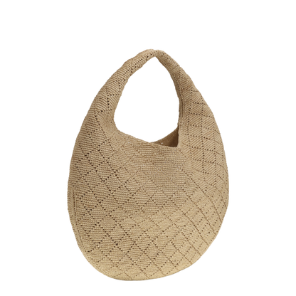 Icare Hobo Bag in Raffia - Image 3