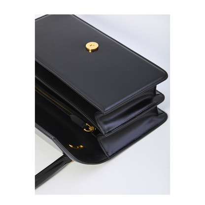 Vain Calfskin Shoulder Bag - Nero - Image 4
