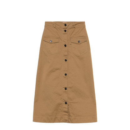 MIDI SKIRT WITH BUTTONS - Image 1