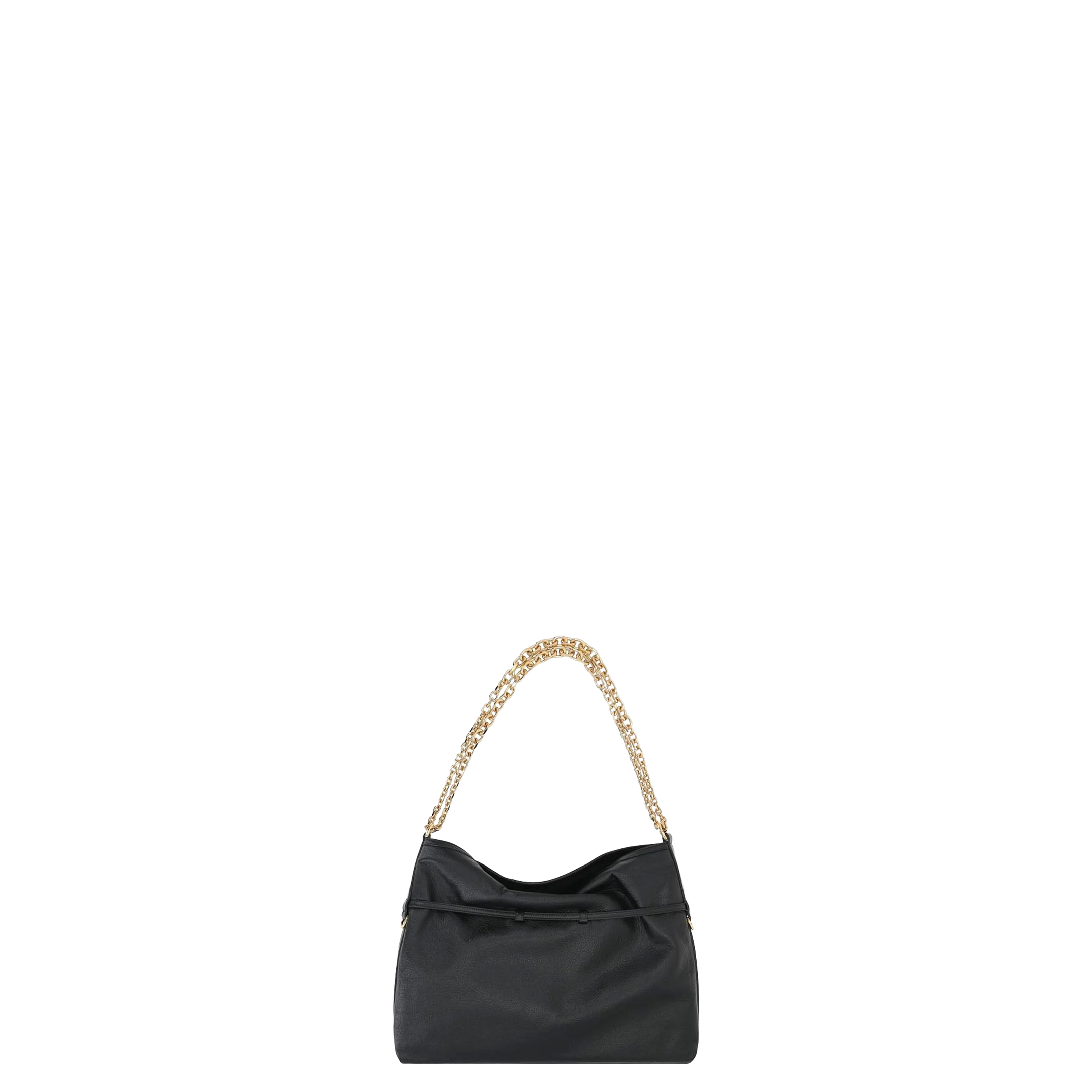 Voyou Chain Medium Grainy Leather Shoulder Bag - Image 2