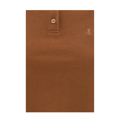 Cassandre Short Cotton Piqué Polo Shirt - Image 3