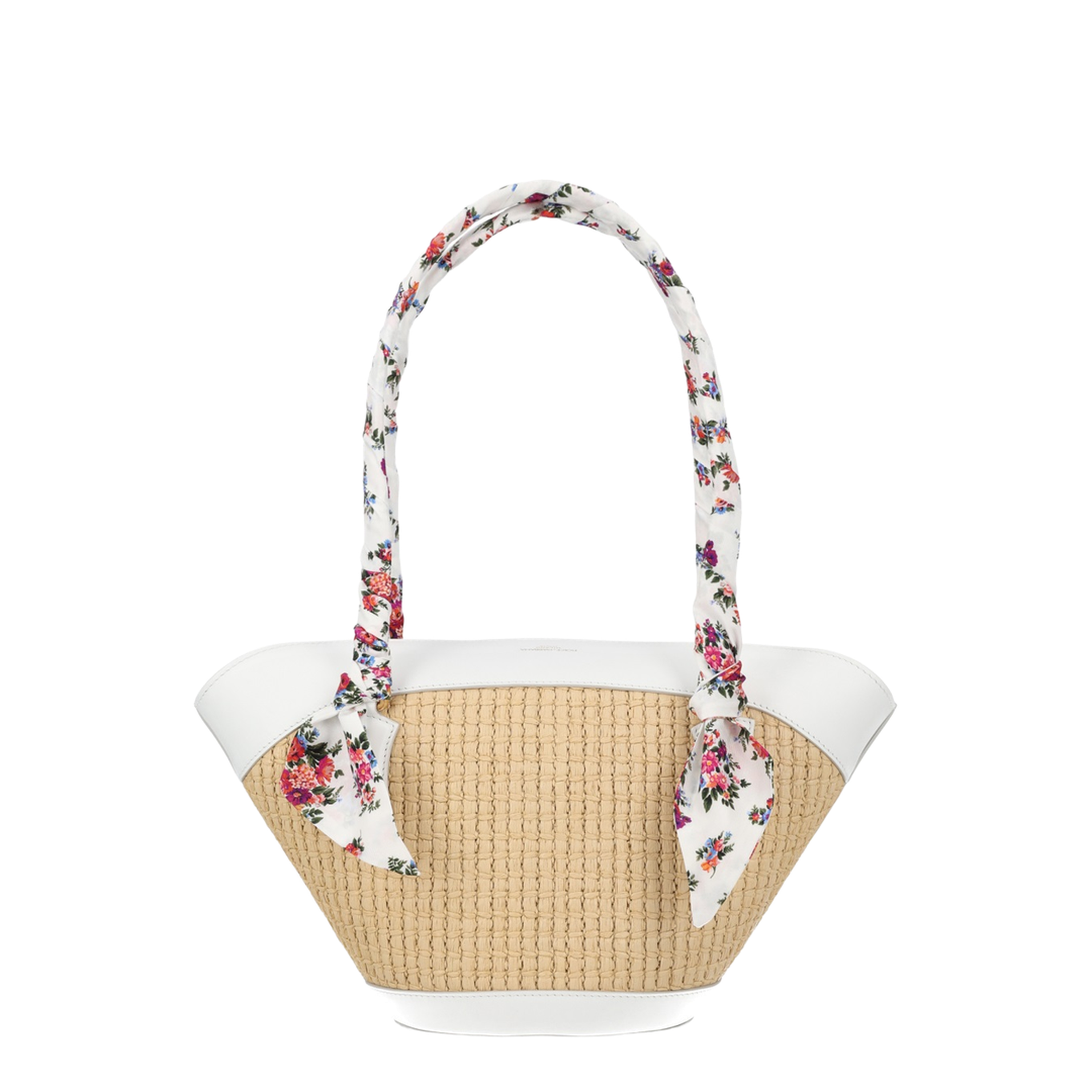 Capri Coffa Bag in Raffia Multicolor - Image 2