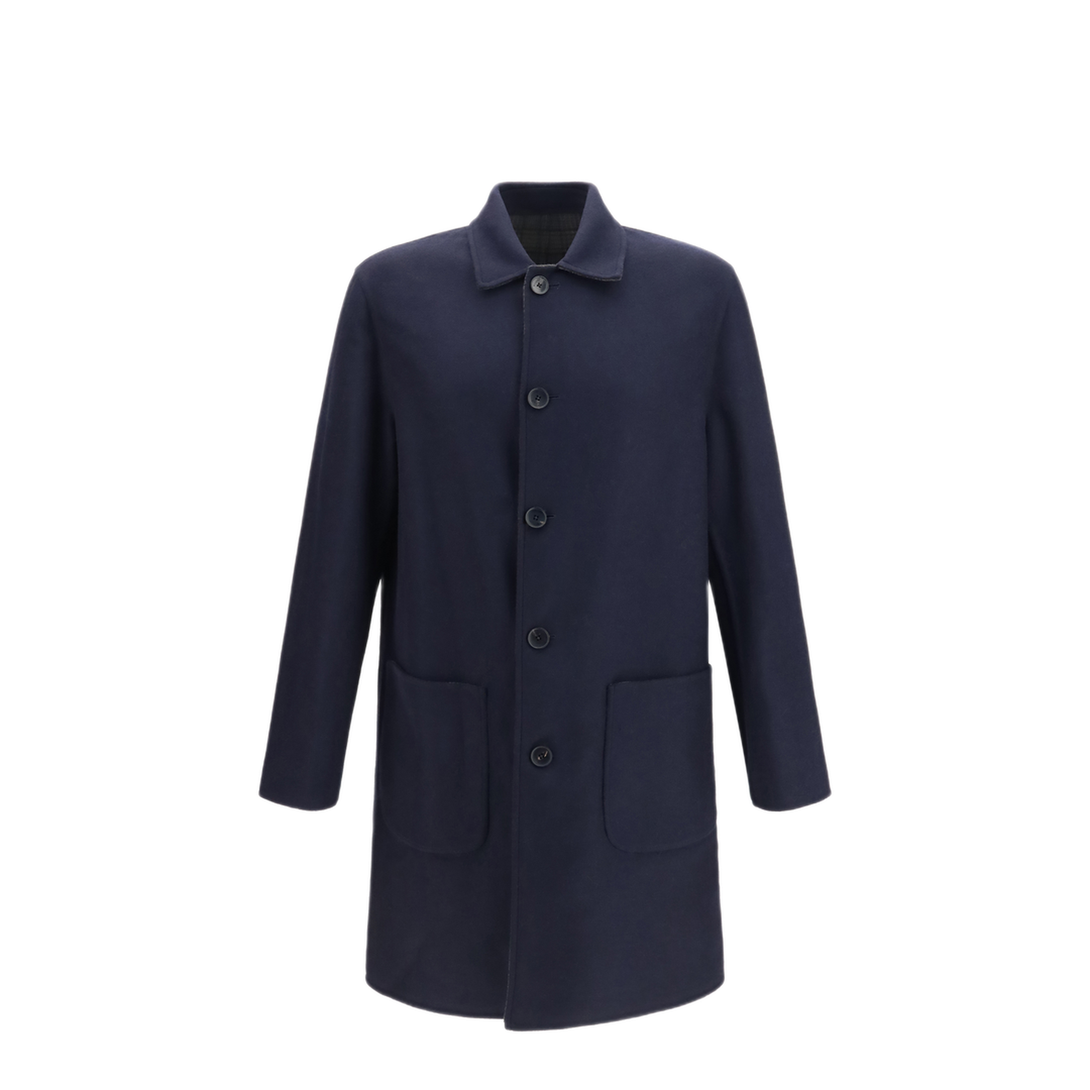 Soho Reversible Wool-Blend Coat - Image 1