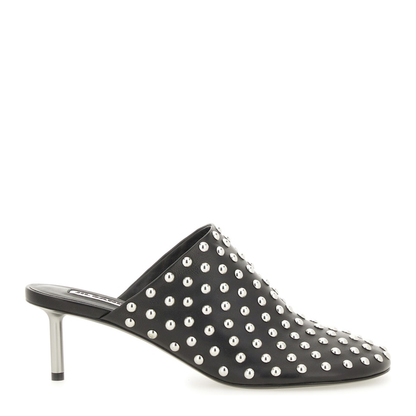Nappa Leather Mules with Studs - Image 1