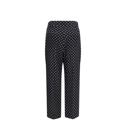 Polka-dot crêpe de chine Pants - Image 2