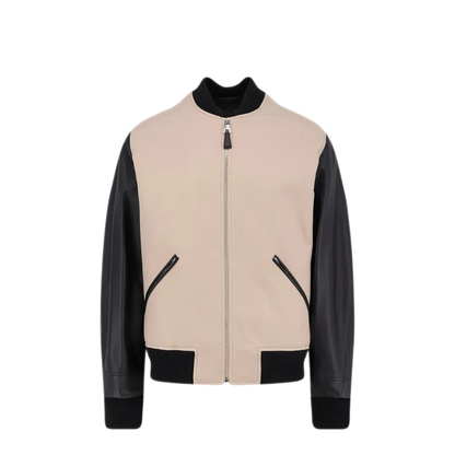 Panelled Bomber Jacket - Image 1
