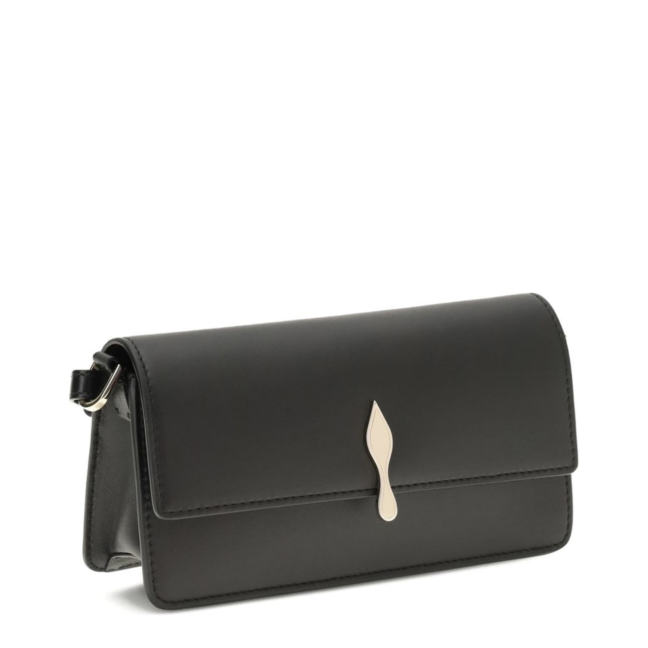 Bettina Mini Lamb Nappa Crossbody Bag - Noir - Image 3