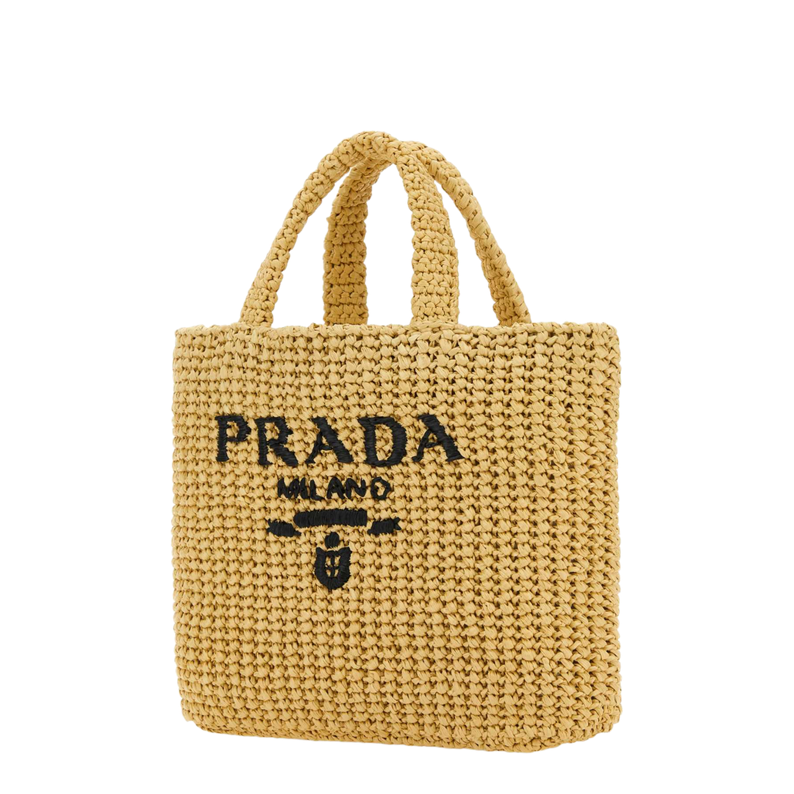 Straw Handbag Beige - Image 2