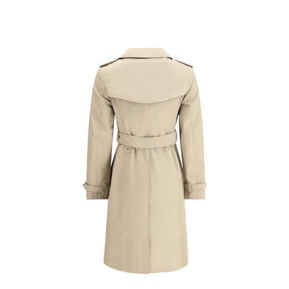 Chelsea Cotton Trench Coat - Beige - Image 7