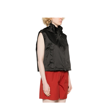 Cropped Gilet with High Collar - Image 4