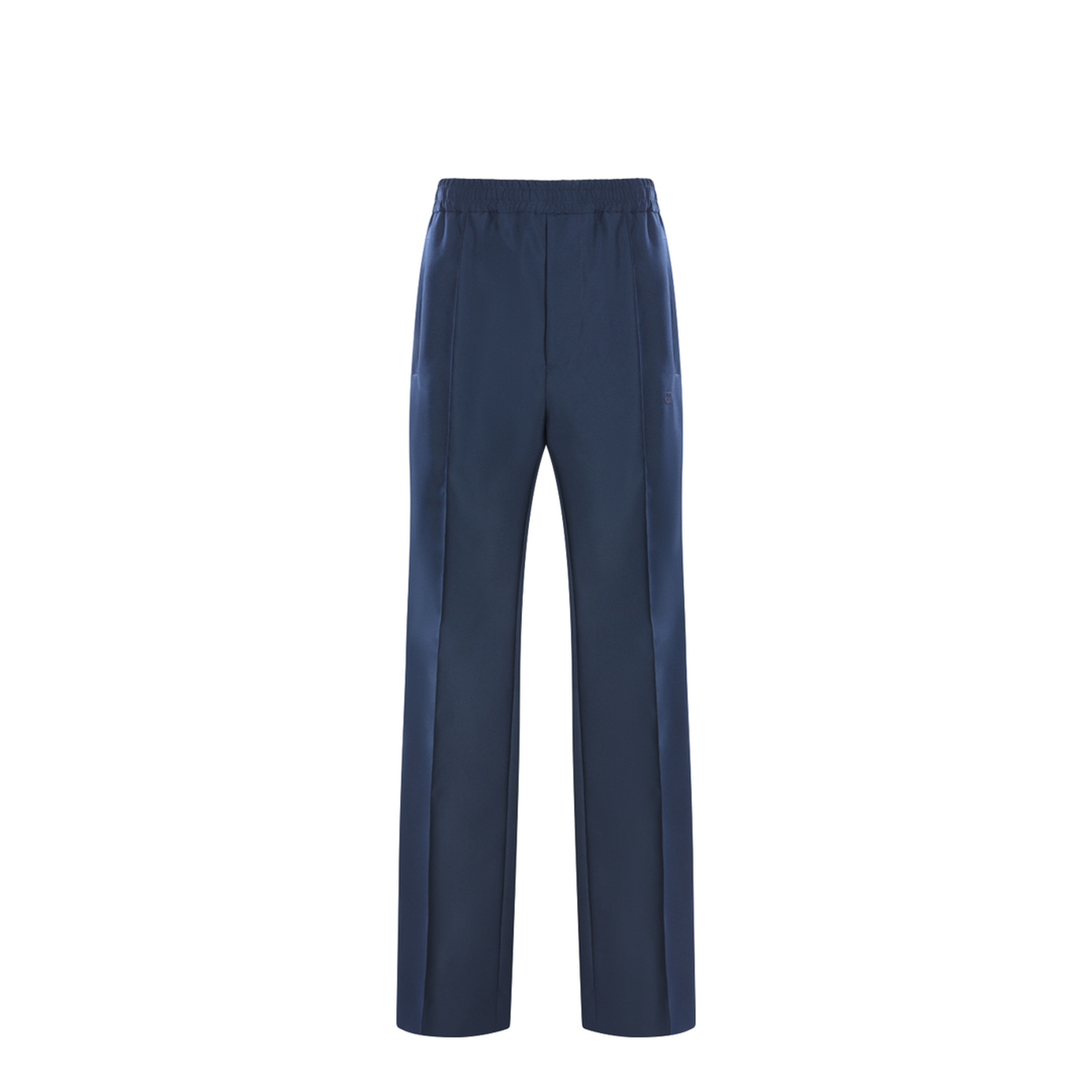 Technical Panama Sportswear Trousers in Dark Blue - Image 1