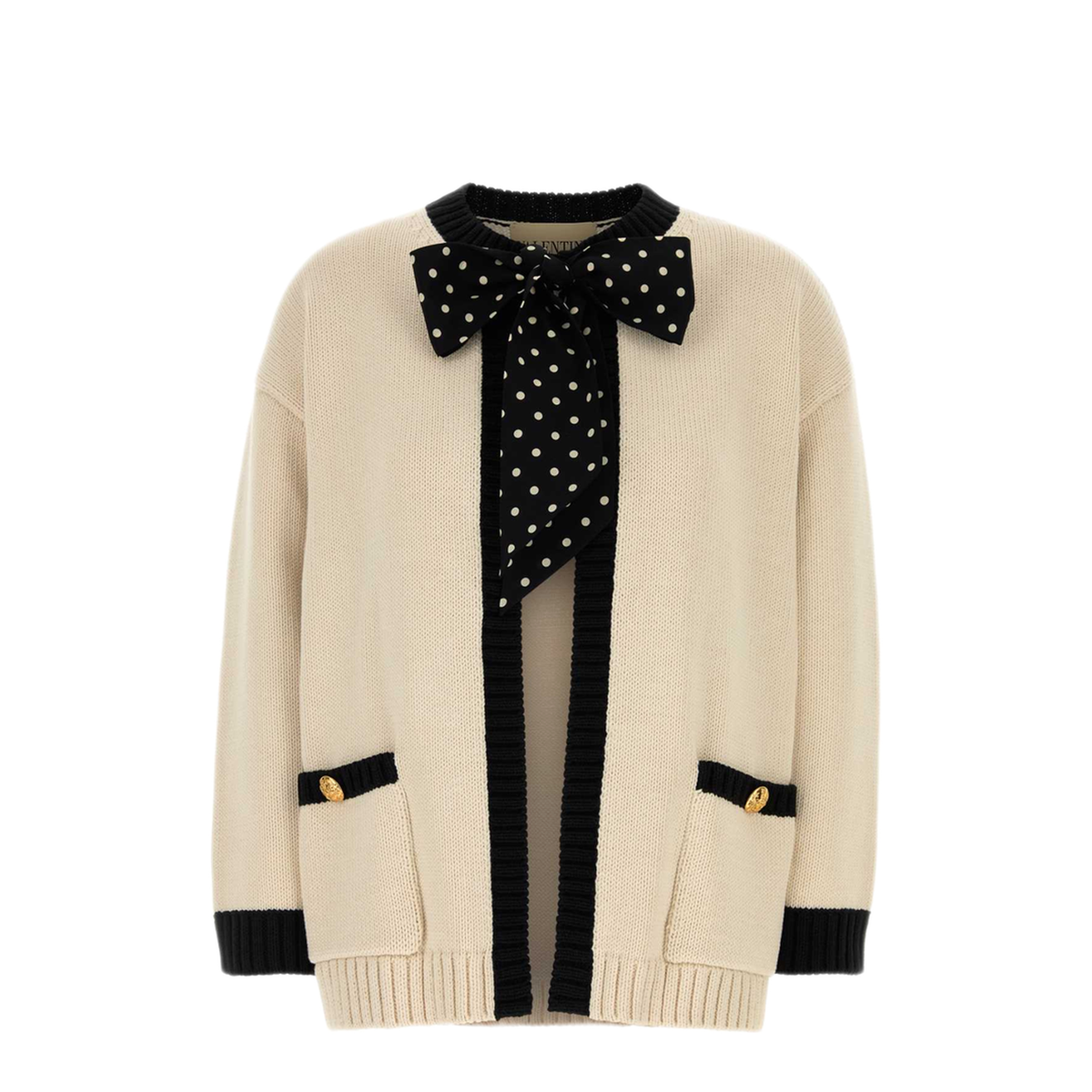 Sand Cotton Blend Cardigan - Image 1