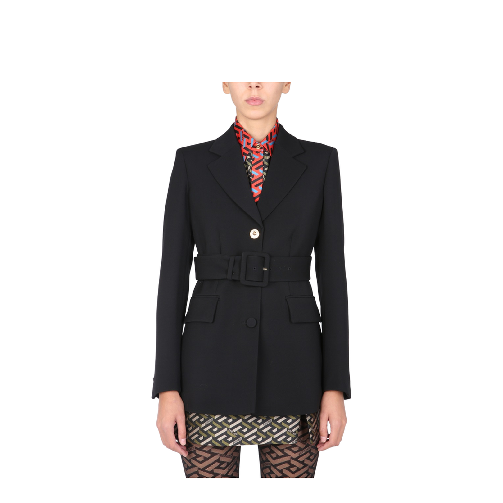 Jacket With Medusa Button - Image 5