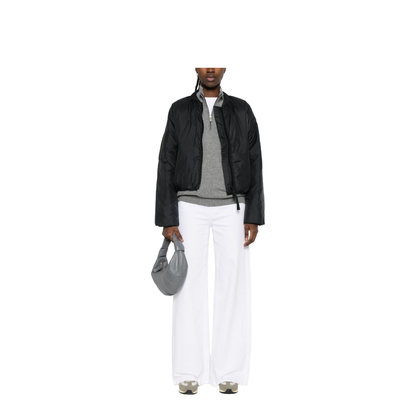 Black Quilted Jacket - Image 2