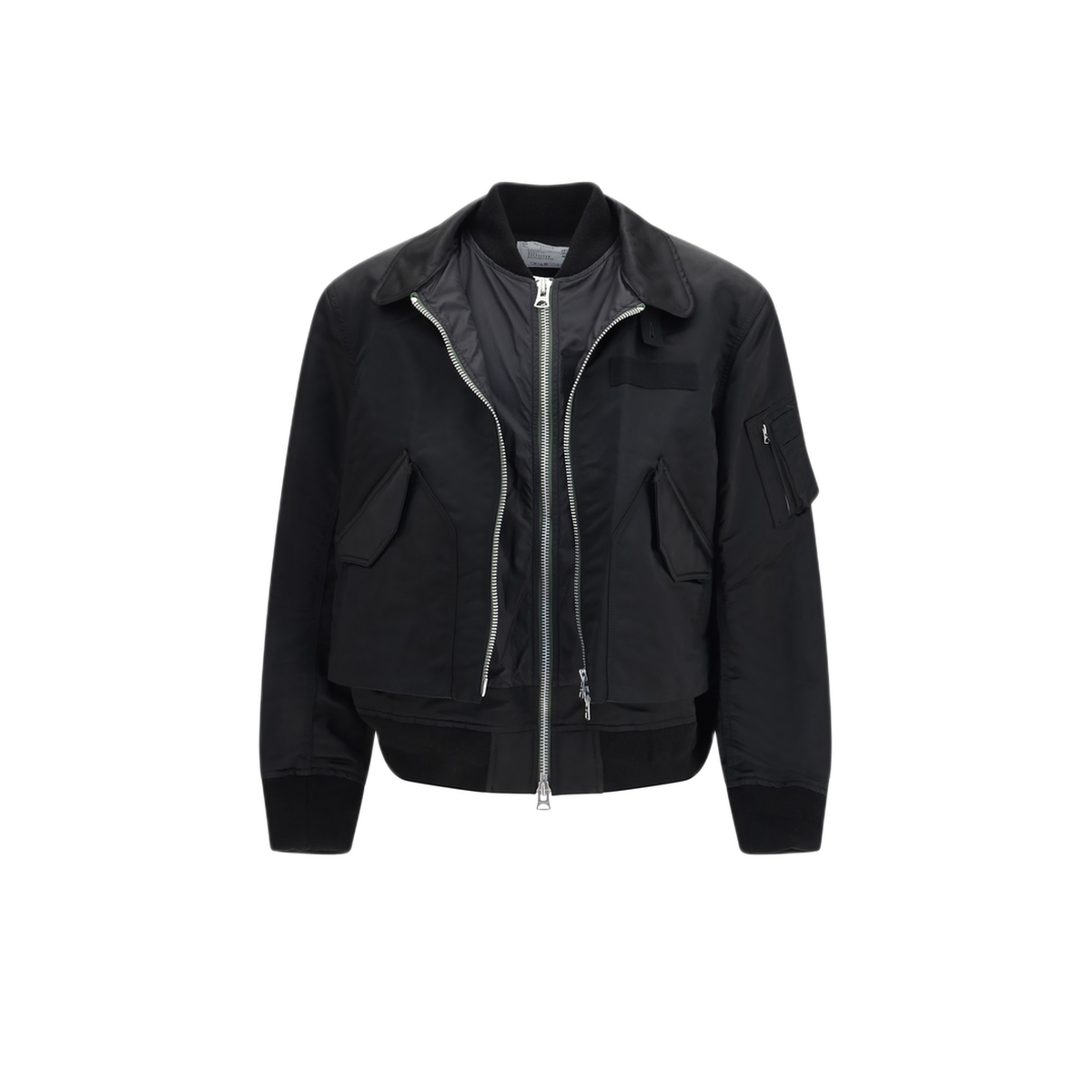 Cotton Chino And Nylon Twill Double Jacket - Image 1