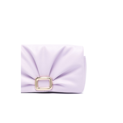 Purple Calf Leather Shoulder Bag - Image 4