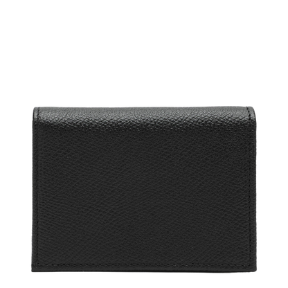 Signature Black Leather VLogo Wallet - Image 2