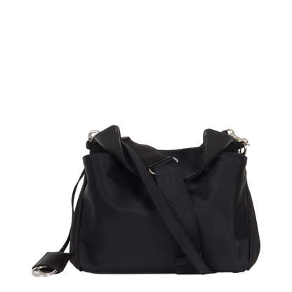 Rodeo Small Nylon Messenger Bag - Black - Image 1