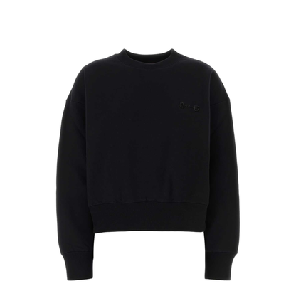 Long Sleeve Crew-Neck Boxy Sweater - Image 1