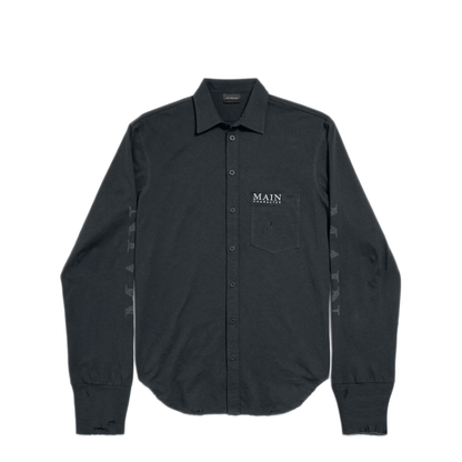 Main Character Artwork Long-Sleeved Jersey Polo Shirt - Image 1