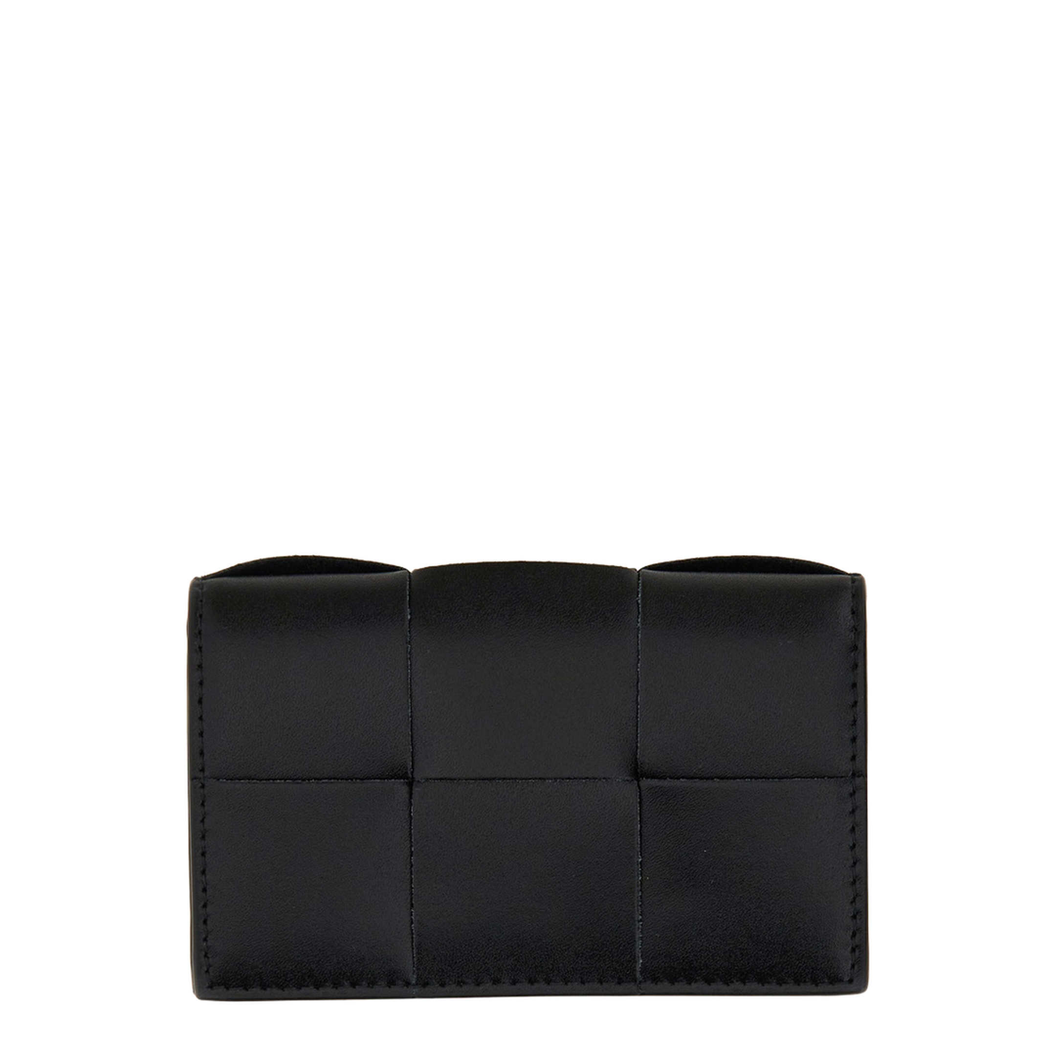 Black Leather Business Card Holder - Image 1