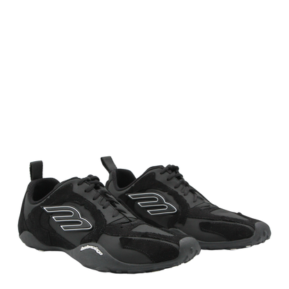 Black Nylon Monday Sneakers - Image 4