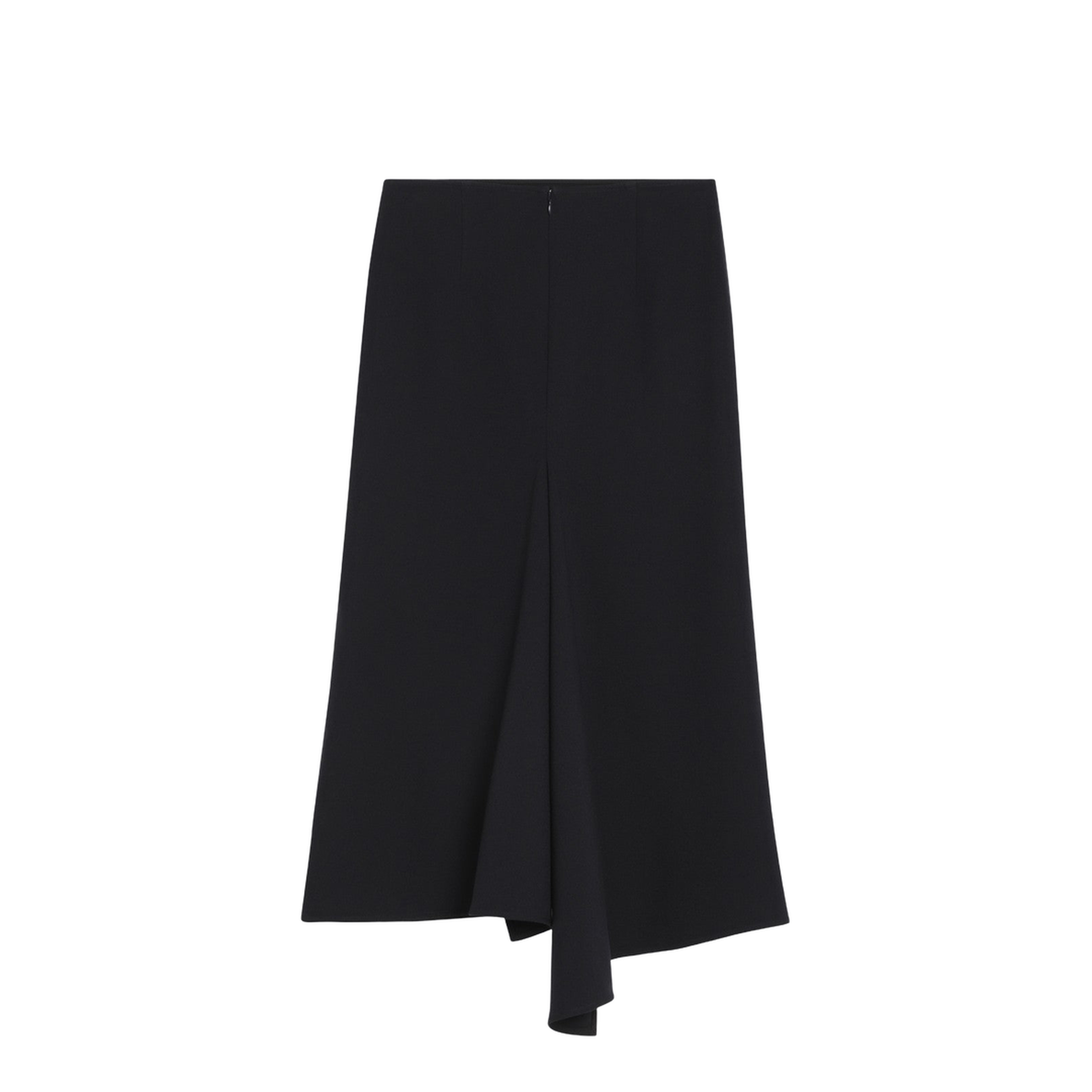 Navy Blue Skirt in Wool Blend - Image 2